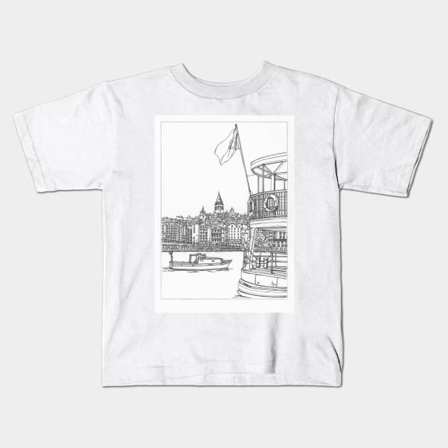 Istanbul Kids T-Shirt by valery in the gallery